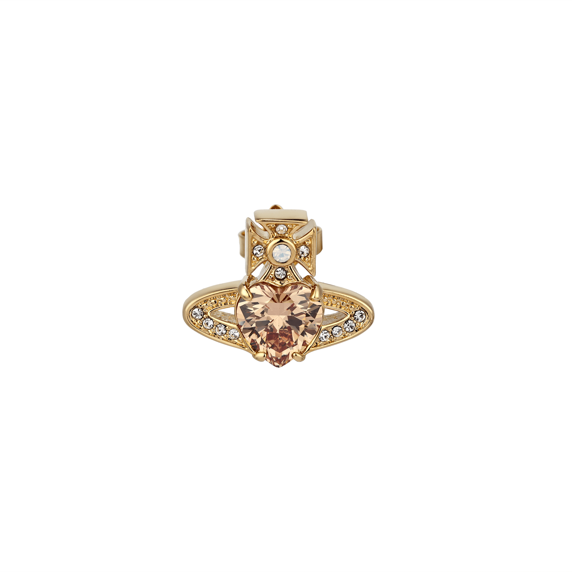 Серьги Vivienne Westwood Серьги-гвоздики с синтетическим кубическим цирконием Женские - изображение 2