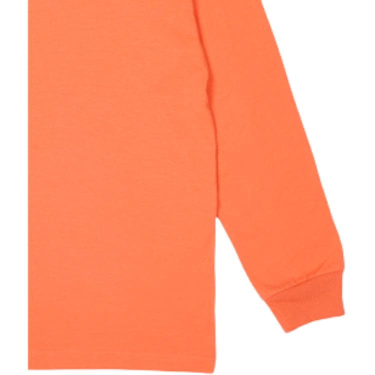 Кофта PALACE FW23 Sofar Longsleeve T-shirt с круглым вырезом и треугольным логотипом Унисекс Оранжевый - изображение 4