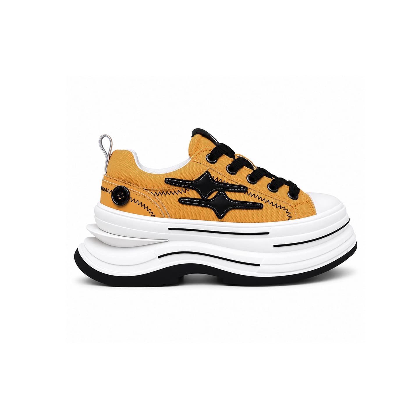 Кеды KILLWINNER Low Top Canvas Shoes Yellow Unisex КЕДЫ KILLWINNER Low Top Canvas Shoes Желтые Унисекс - изображение 2
