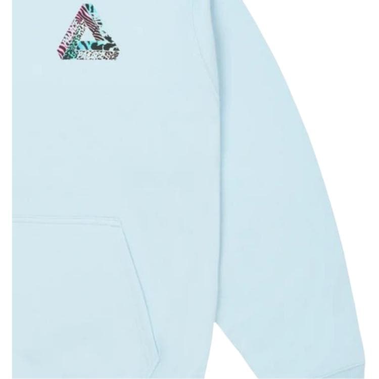 Худи PALACE FW24 JUNGLE DREAM HOOD Узорный принт Унисекс Светло-голубой - изображение 6