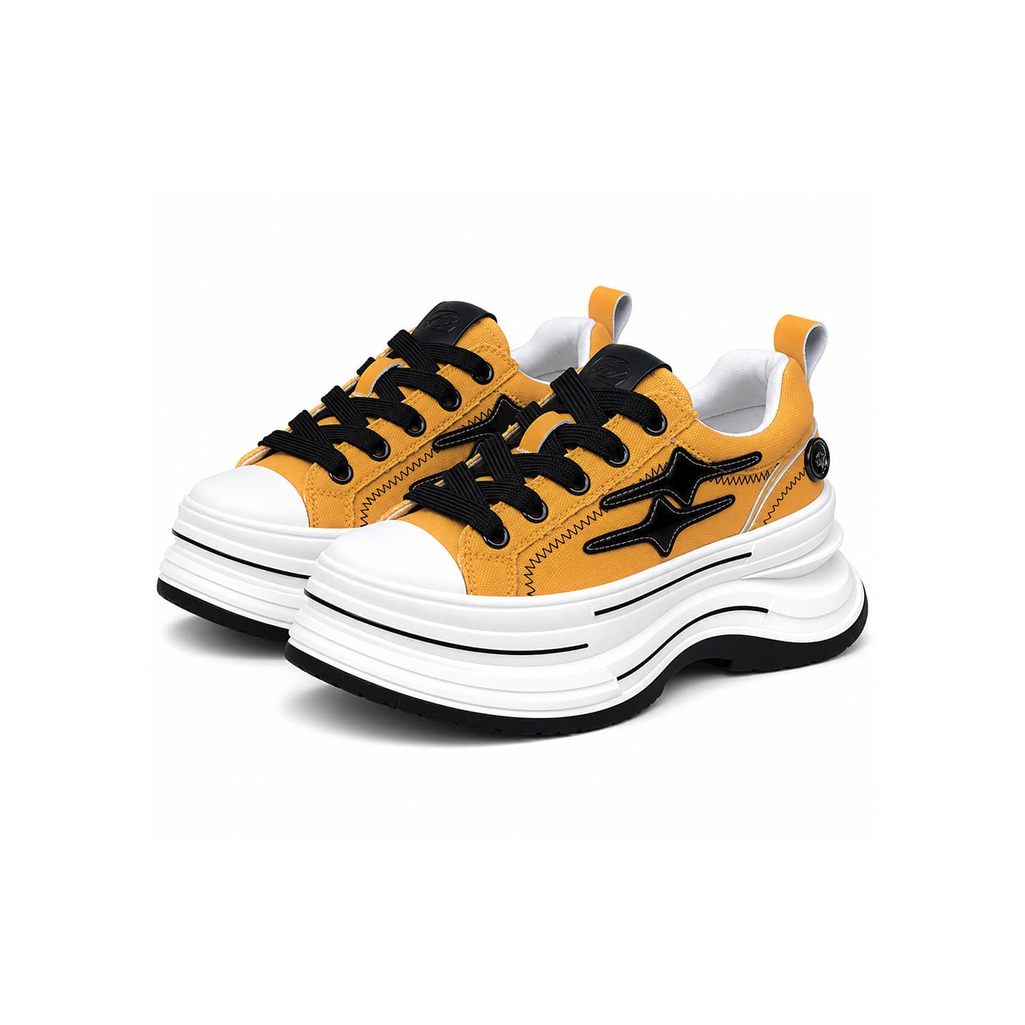 Кеды KILLWINNER Low Top Canvas Shoes Yellow Unisex КЕДЫ KILLWINNER Low Top Canvas Shoes Желтые Унисекс - изображение 3