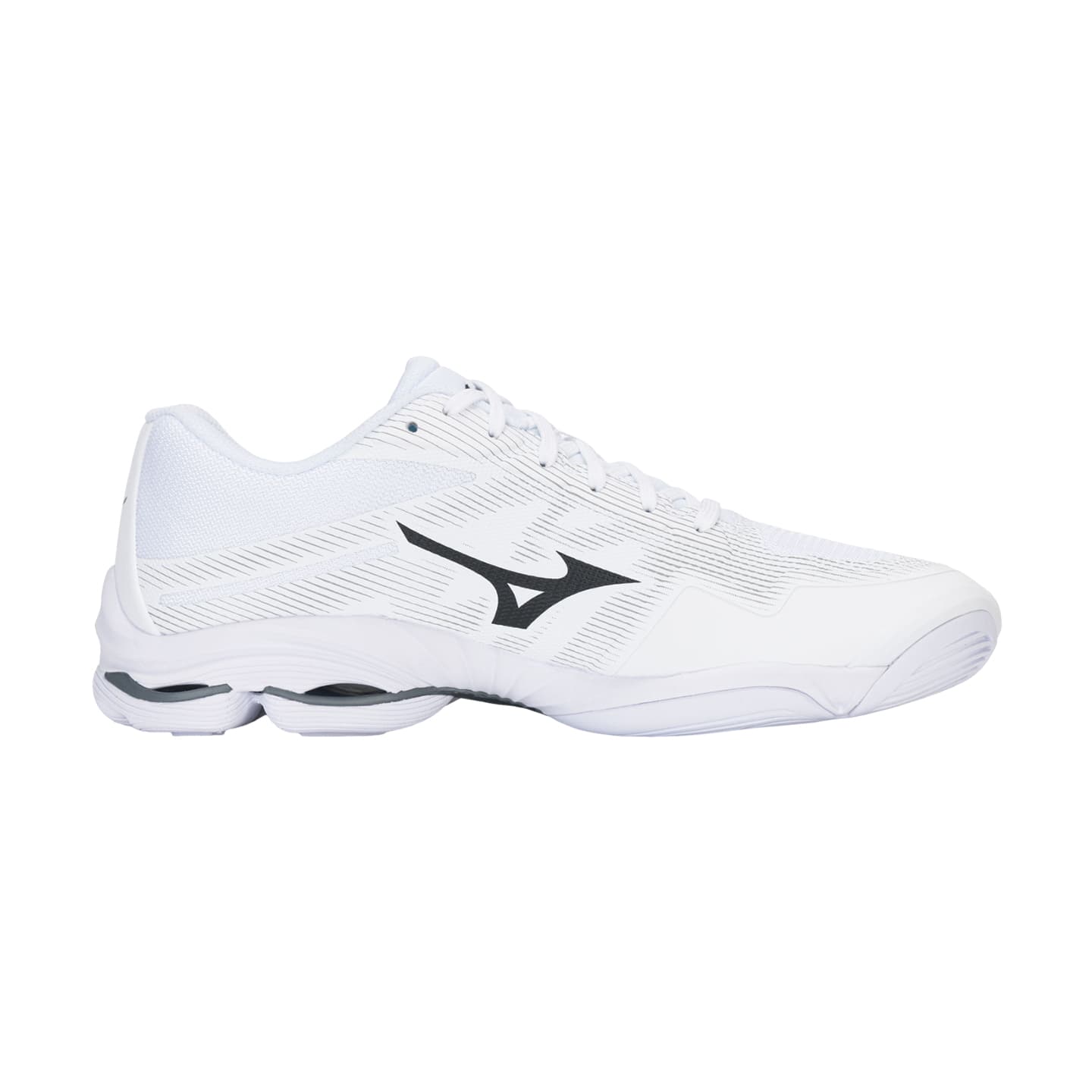 Кроссовки Кроссовки для волейбола Mizuno Wave Lightning Low Top Titanium Gray Unisex - изображение 2