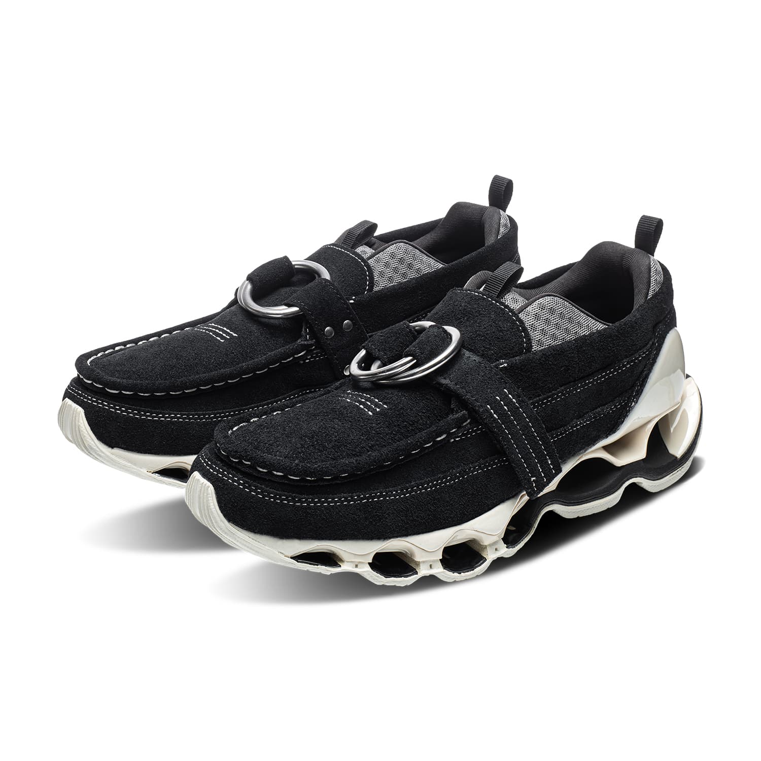 Кроссовки Mizuno WAVE PROPHECY Повседневная обувь Черная Унисекс - изображение 5