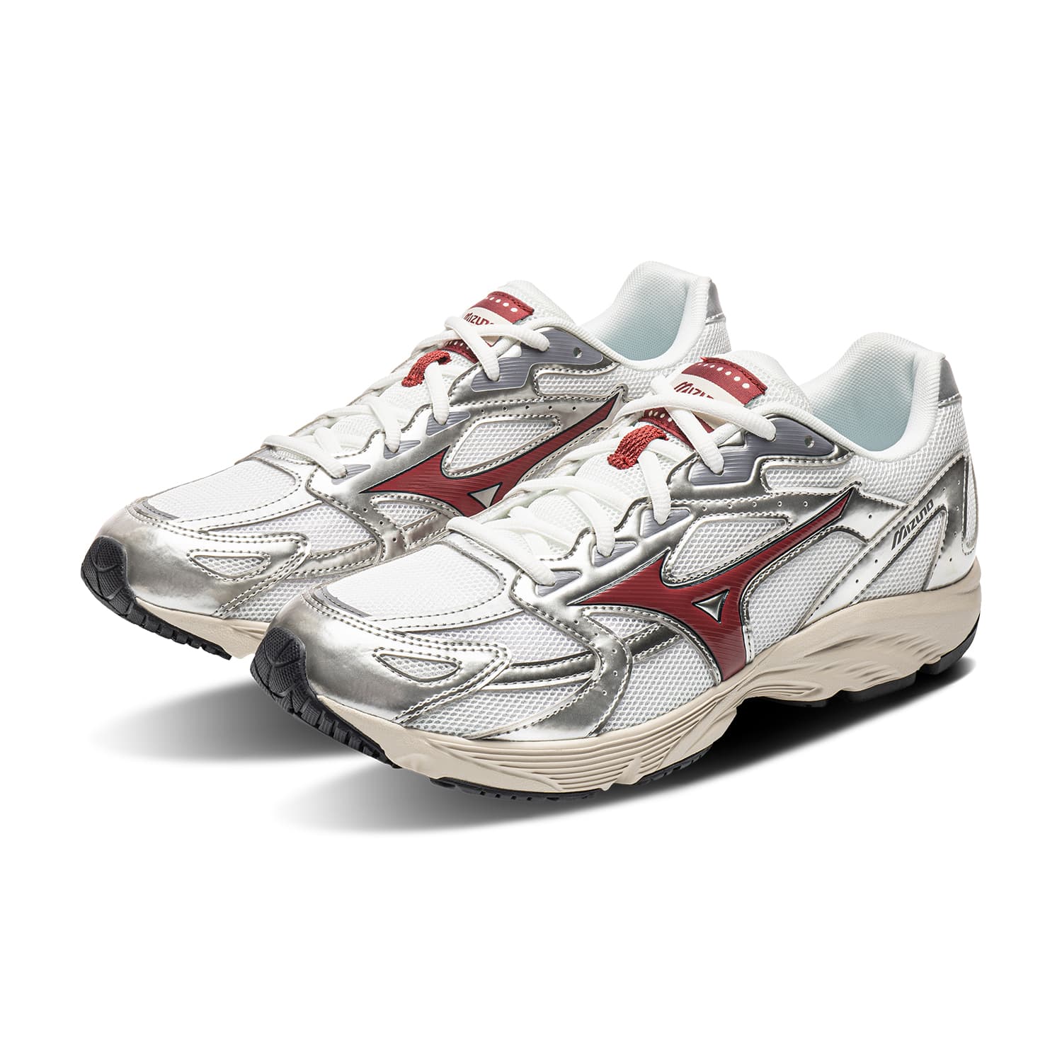 Кроссовки для бега Mizuno SPARK CN 3 Износостойкий Лоу-топы Повседневные кроссовки для бега Унисекс Фарфоровый белый - изображение 4