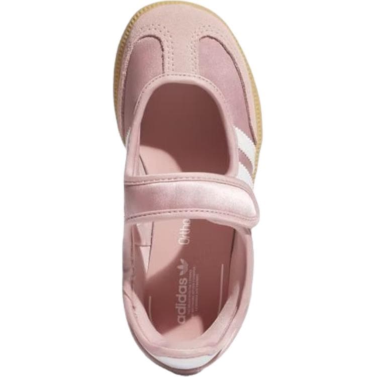 Кроссовки Adidas Originals Samba Jane Детская повседневная обувь Низкий Топ Розовый Kids - изображение 3