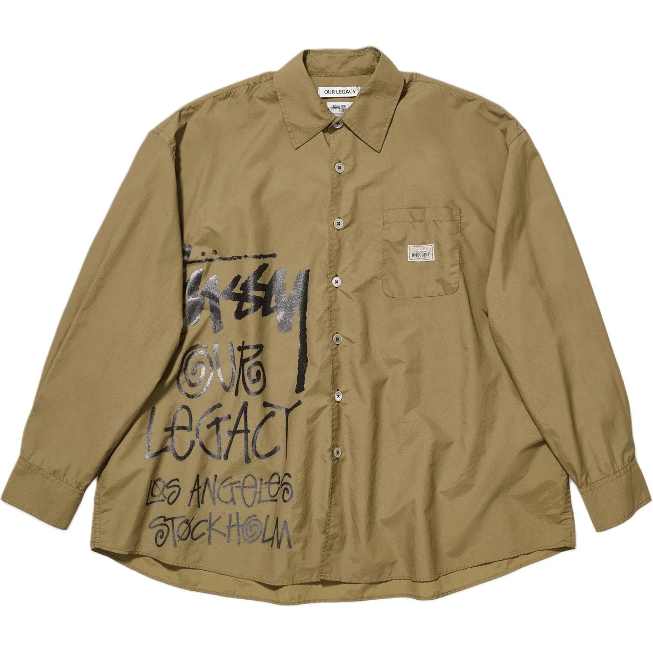 Рубашка Stussy OUR LEGACY SS26 Work Shop BORROWED SHIRT - изображение 1