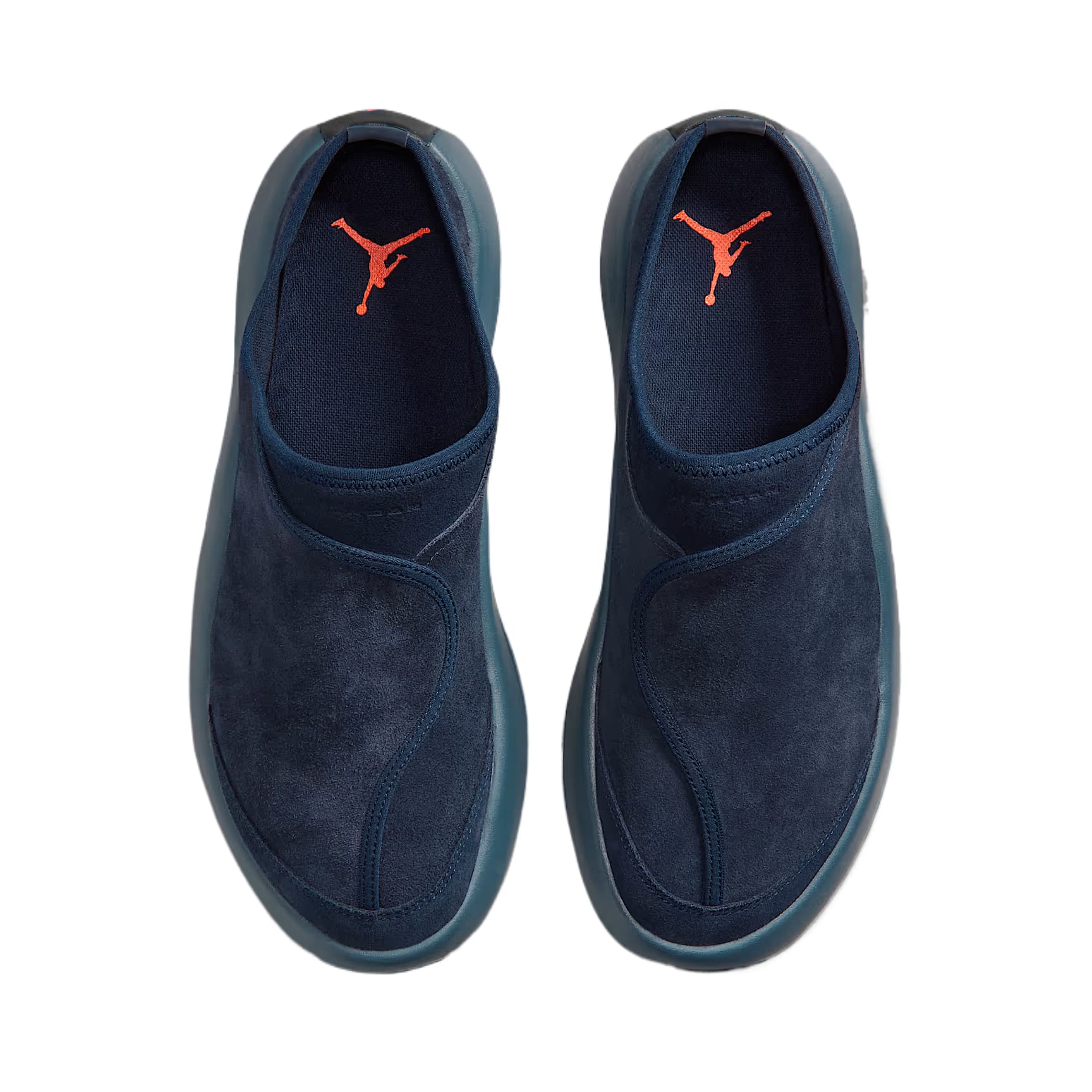 Сандалии Джордан Future Slippers Obsidian Black Black Blue Fox Flame Red Men's - изображение 3