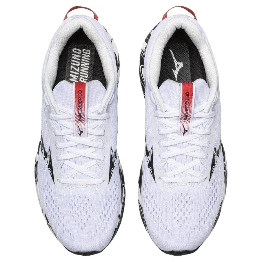 Кроссовки для бега Кроссовки для бега Mizuno Wave Rider 30 белые унисекс - изображение 3