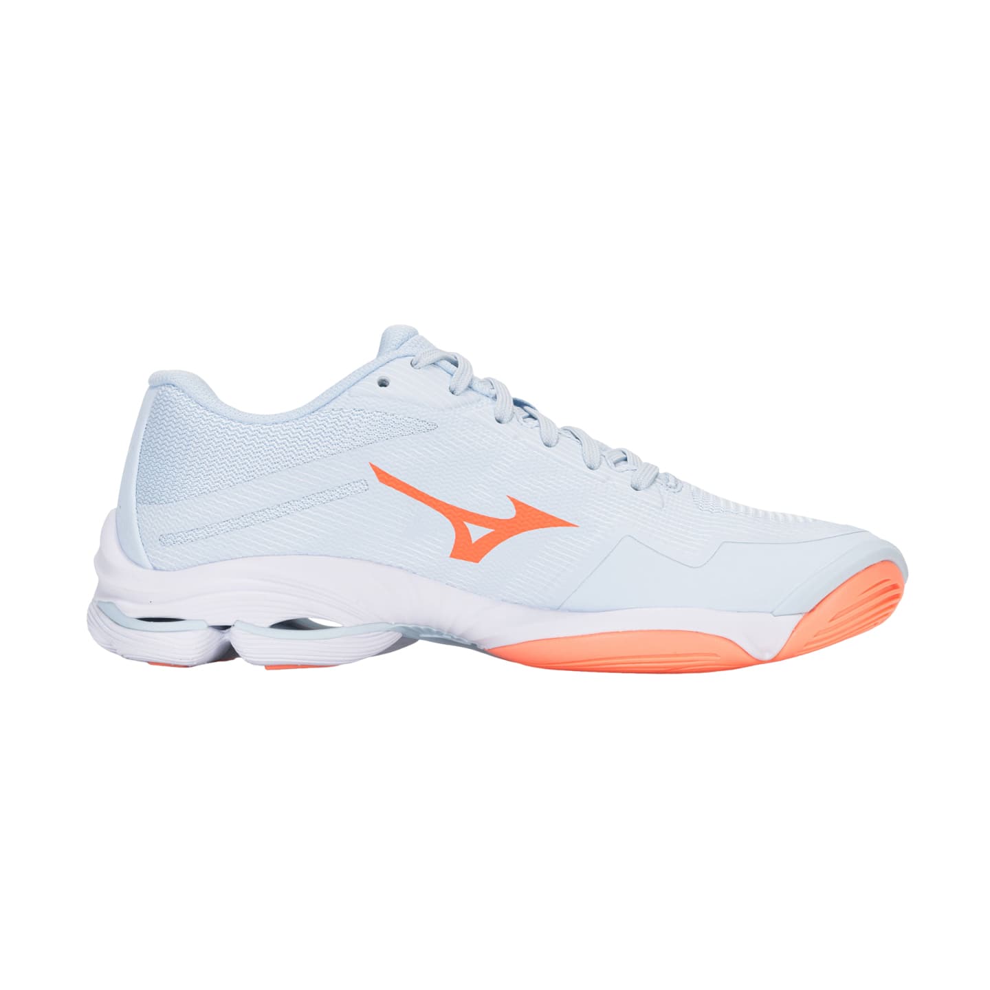 Кроссовки Mizuno Wave Lightning Волейбольные кроссовки Low Топ Апельсин SEA Женские - изображение 2