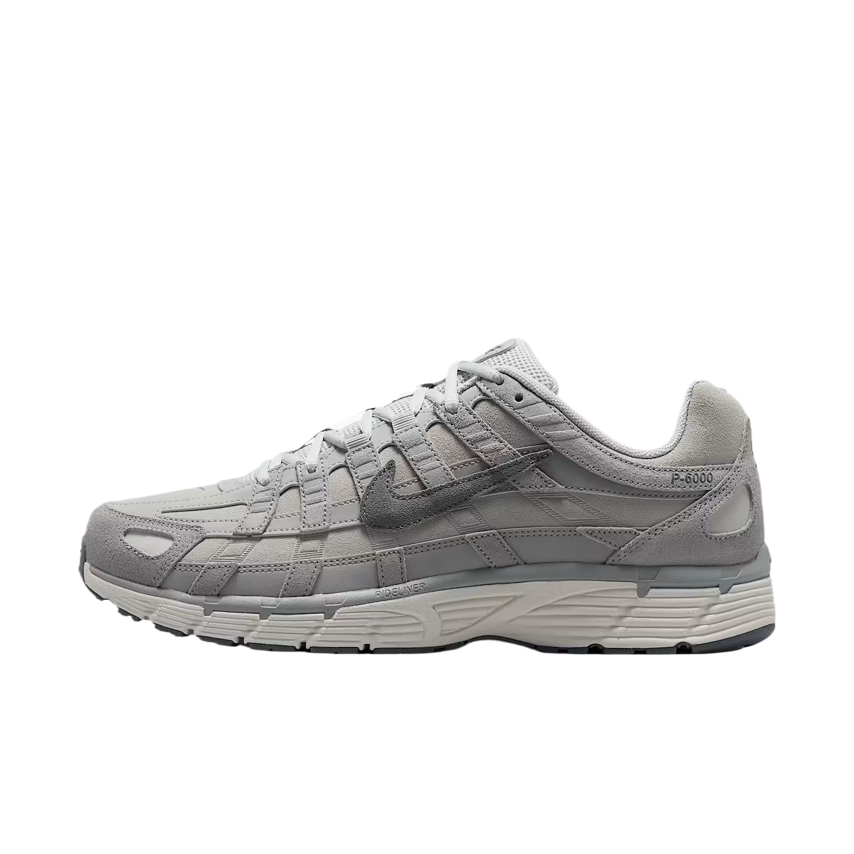 Кроссовки для бега Nike P 6000 Беговые кроссовки Low Топ Платина Волк Серый Белый цвет вершины Прохладный Серый Мужской - изображение 1