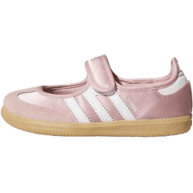 Кроссовки Adidas Originals Samba Jane Детская повседневная обувь Низкий Топ Розовый Kids - изображение 1
