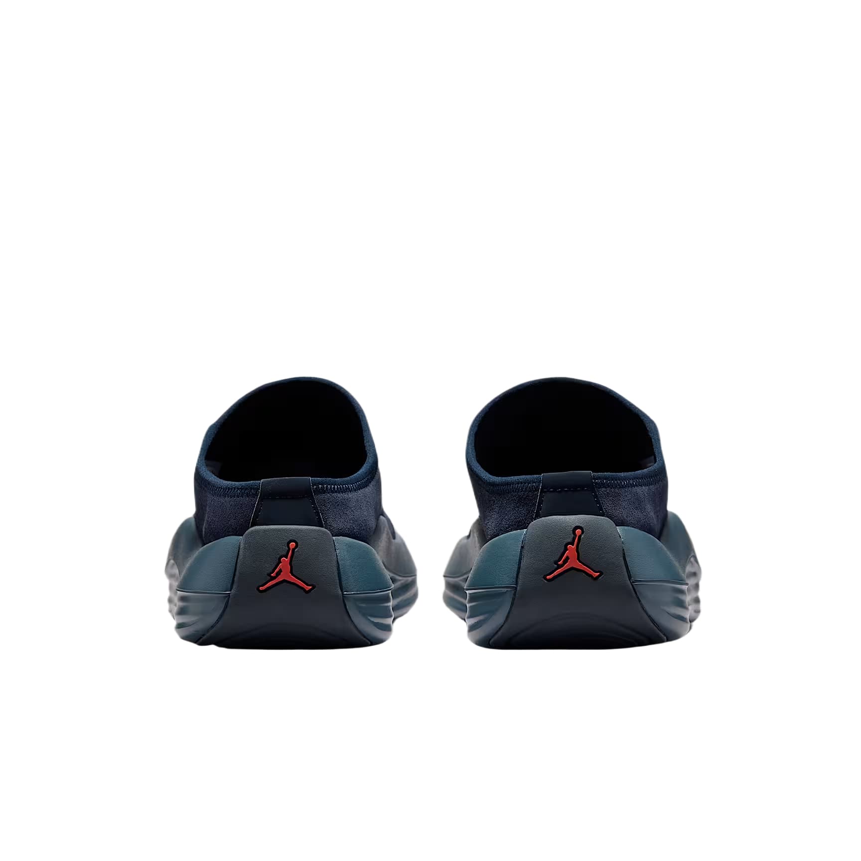 Сандалии Джордан Future Slippers Obsidian Black Black Blue Fox Flame Red Men's - изображение 4