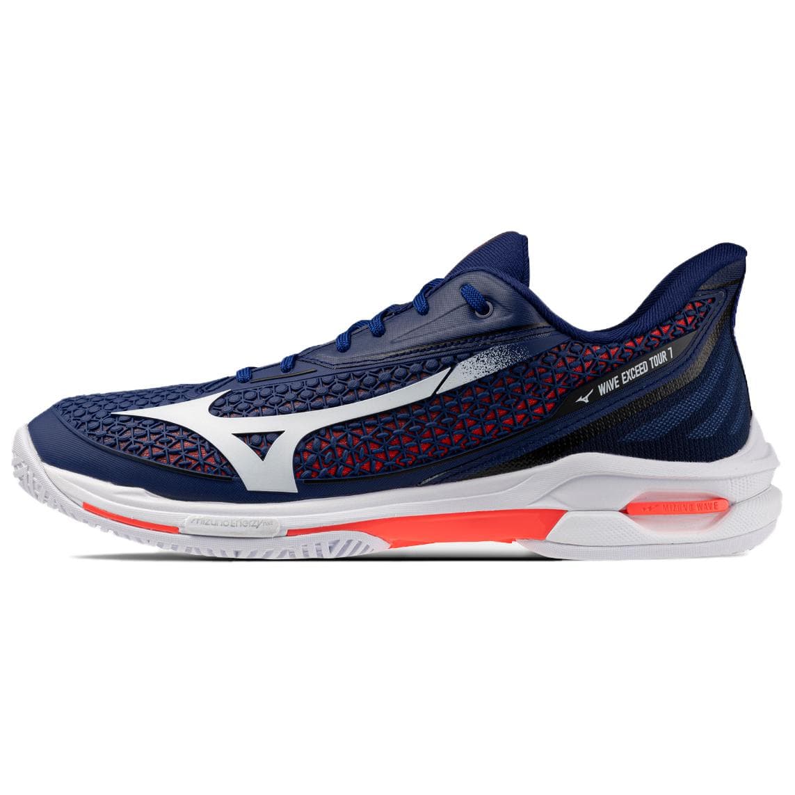 Кроссовки для тенниса Mizuno Wave Exceed Tour 7 Теннисные кроссовки Низкий топ Темно-синий 61GA267014 Мужской - изображение 1