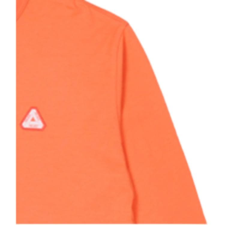 Кофта PALACE FW23 Sofar Longsleeve T-shirt с круглым вырезом и треугольным логотипом Унисекс Оранжевый - изображение 2