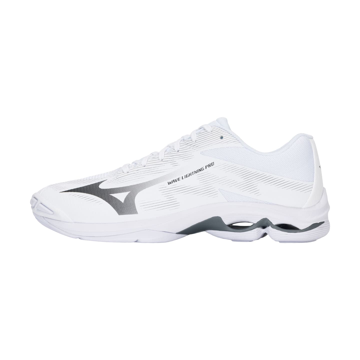 Кроссовки Кроссовки для волейбола Mizuno Wave Lightning Low Top Titanium Gray Unisex - изображение 1