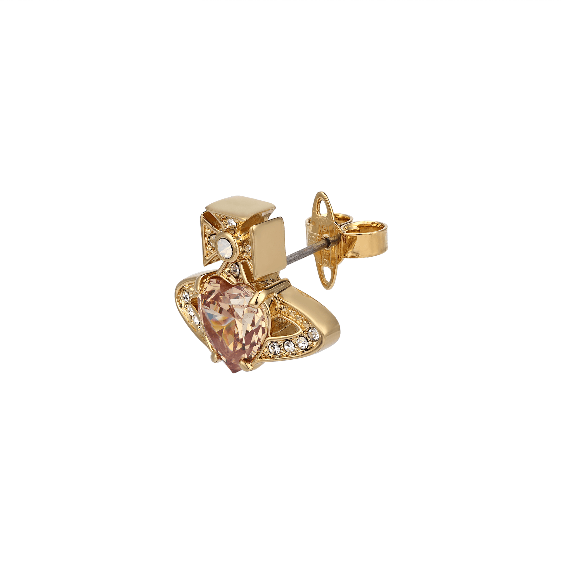 Серьги Vivienne Westwood Серьги-гвоздики с синтетическим кубическим цирконием Женские - изображение 3