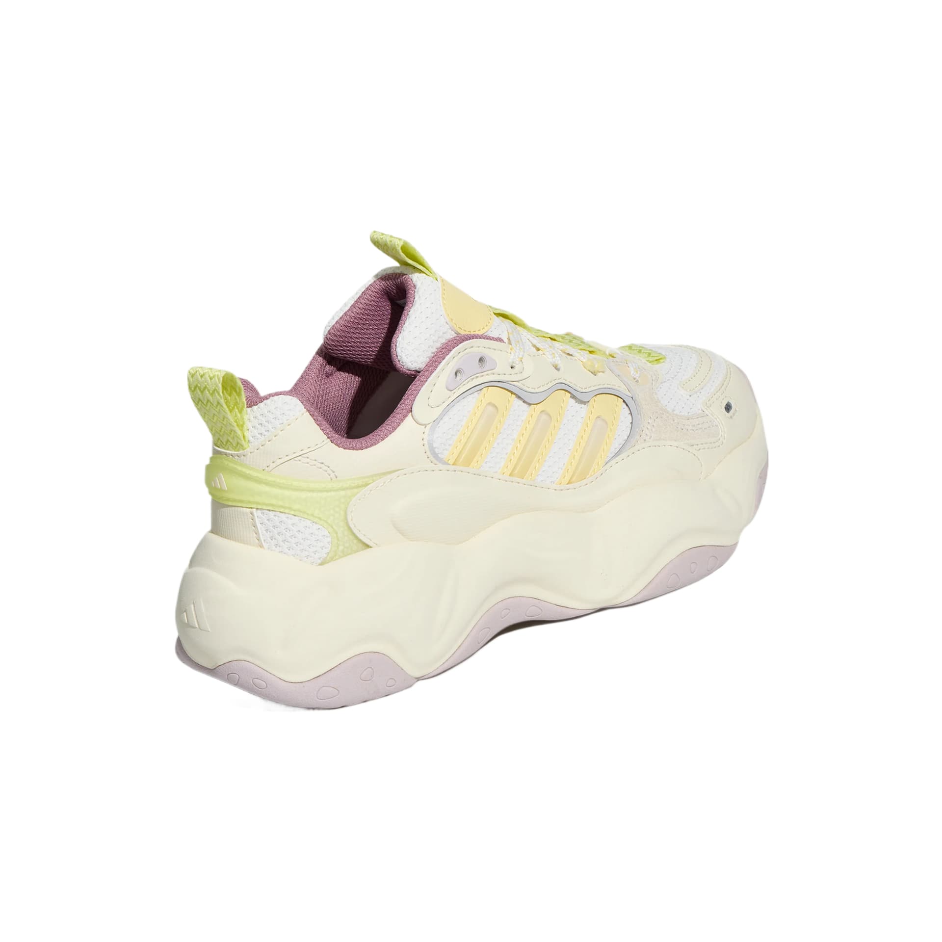 Кроссовки Adidas Vallina массивные кроссовки Low Top Ярко-белый Кремовый Желтый Магический Фиолетовый Розовый Женские - изображение 4