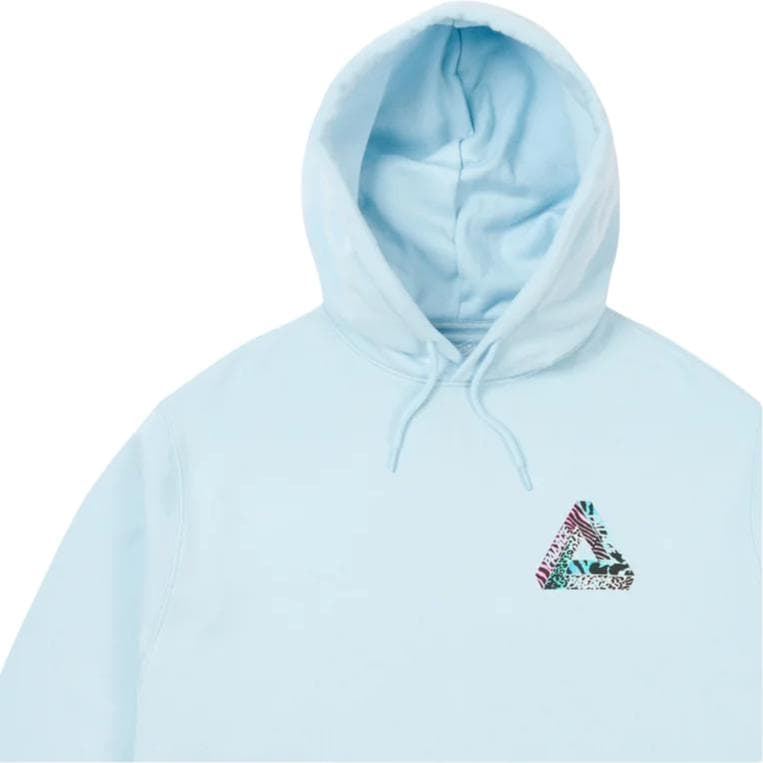 Худи PALACE FW24 JUNGLE DREAM HOOD Узорный принт Унисекс Светло-голубой - изображение 4