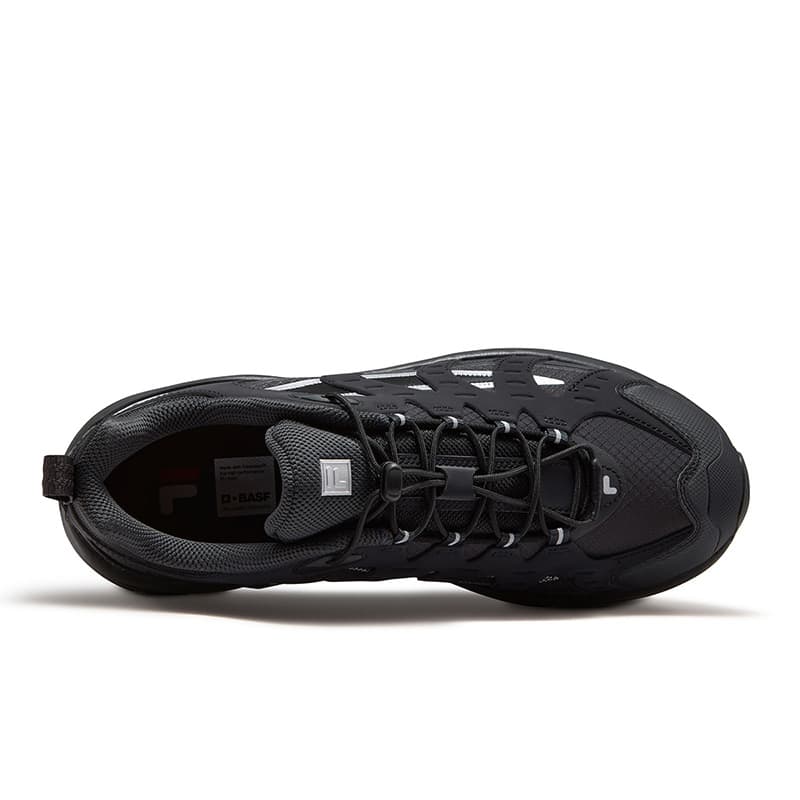 Кроссовки FILA FUSION COMO X 2,0 Уличная обувь Низкий топ Galloping Черный Космический серебристый Мужской - изображение 4