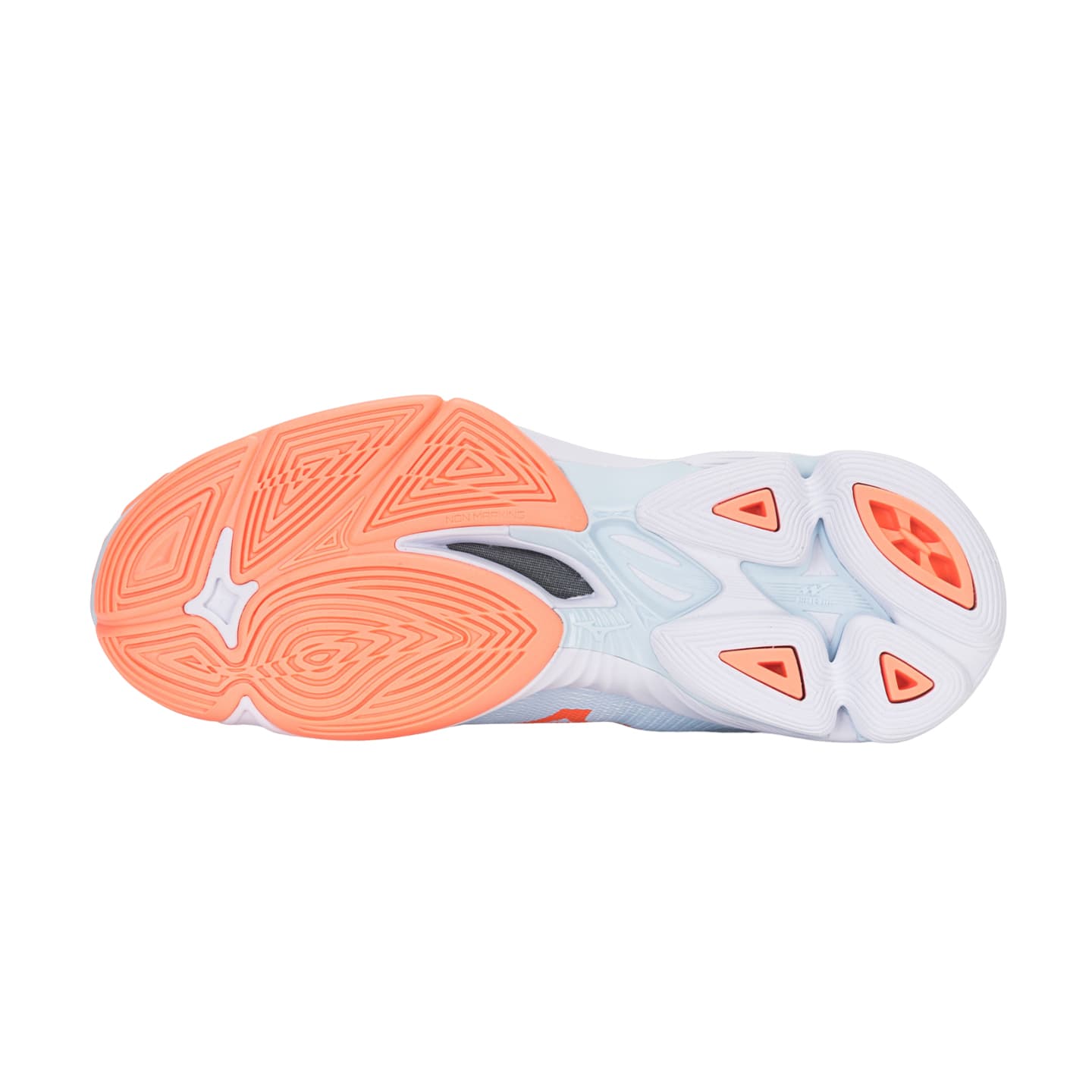 Кроссовки Mizuno Wave Lightning Волейбольные кроссовки Low Топ Апельсин SEA Женские - изображение 5