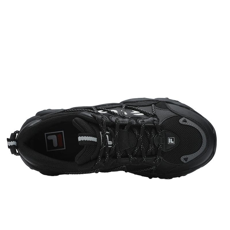 Кроссовки FILA FLUID 6 Кошачья лапа Обувь Текстиль Синтетическая кожа Низкий верх Повседневная обувь Женская Черная - изображение 3