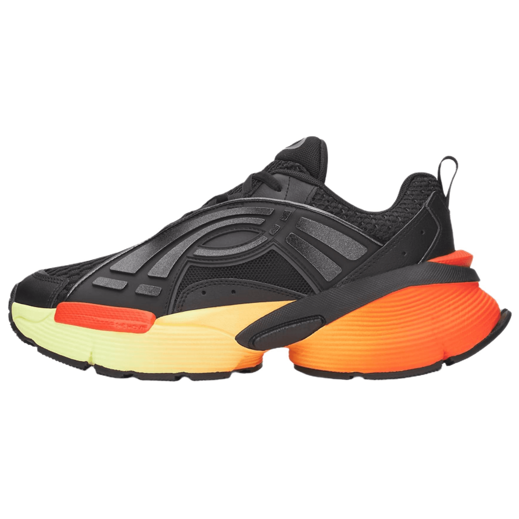 Кроссовки Under Armour Arc 96 Массивные кроссовки Низкий Топ Черный Глубокий Апельсин Металлический Черный Унисекс - изображение 1