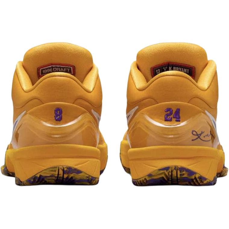 Кроссовки для баскетбола Nike Zoom Kobe 4 Баскетбольные кроссовки Желто-фиолетовый Детский - изображение 5