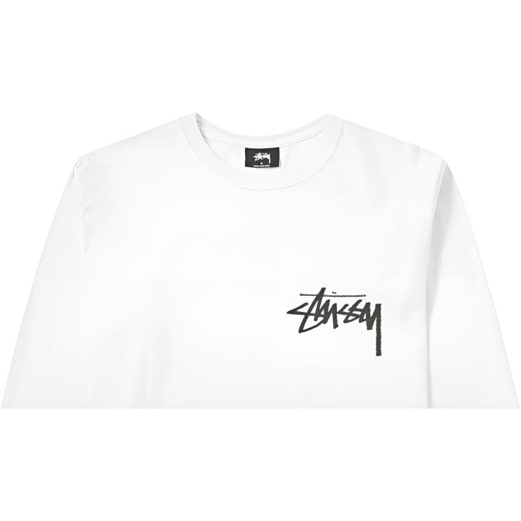 Футболка Stussy T-Shirt Мужская Кремово-Белая - изображение 2
