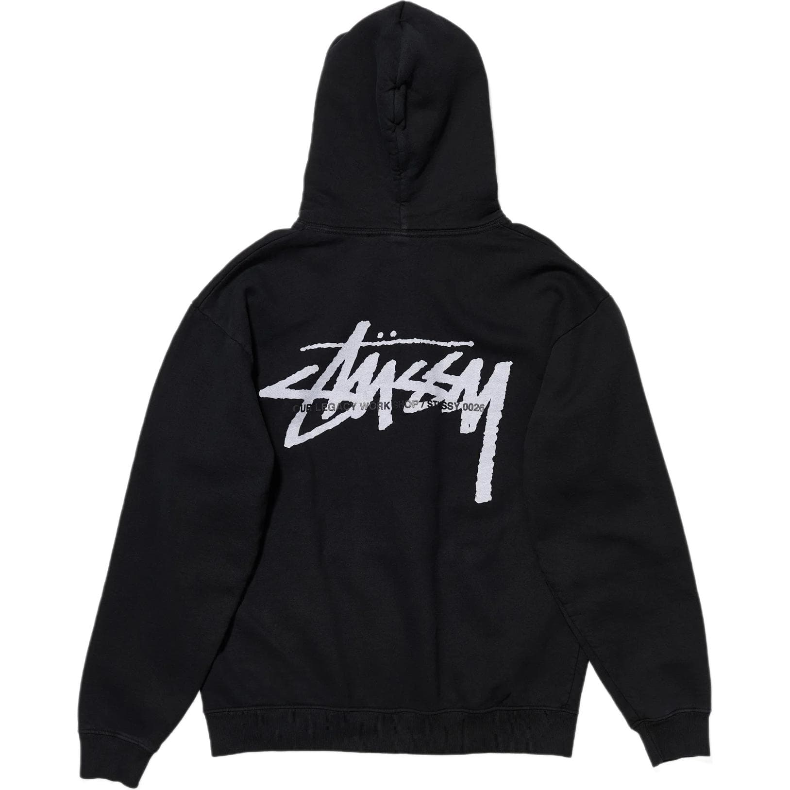 Худи Stussy OUR LEGACY Окрашенный Черный Унисекс Толстовка - изображение 1
