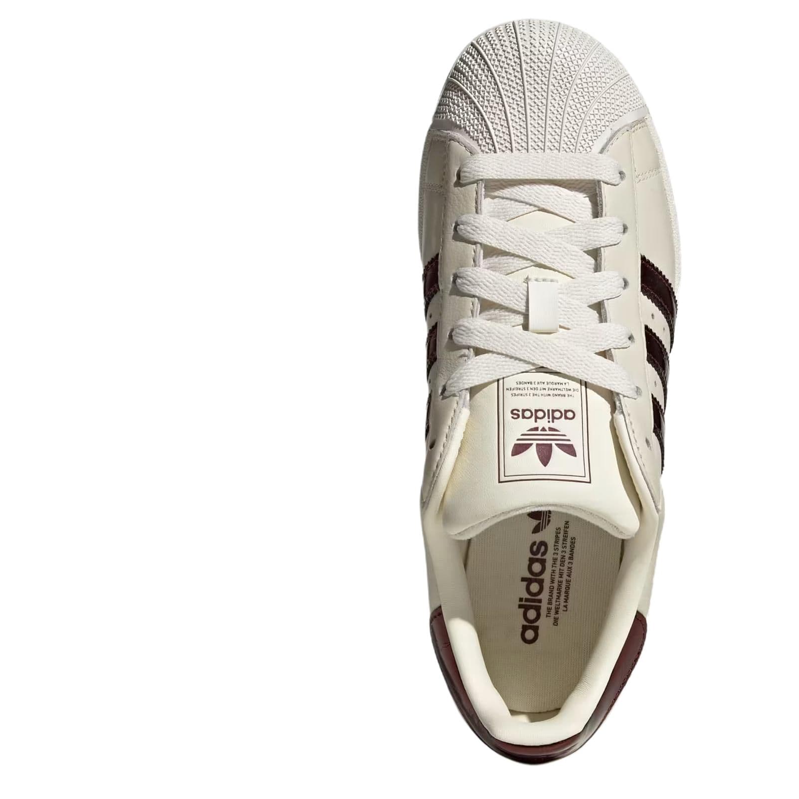 Кроссовки Adidas Originals Superstar 2 Устойчивая к истиранию низкая обувь для скейтбординга Женская Экрю - изображение 3