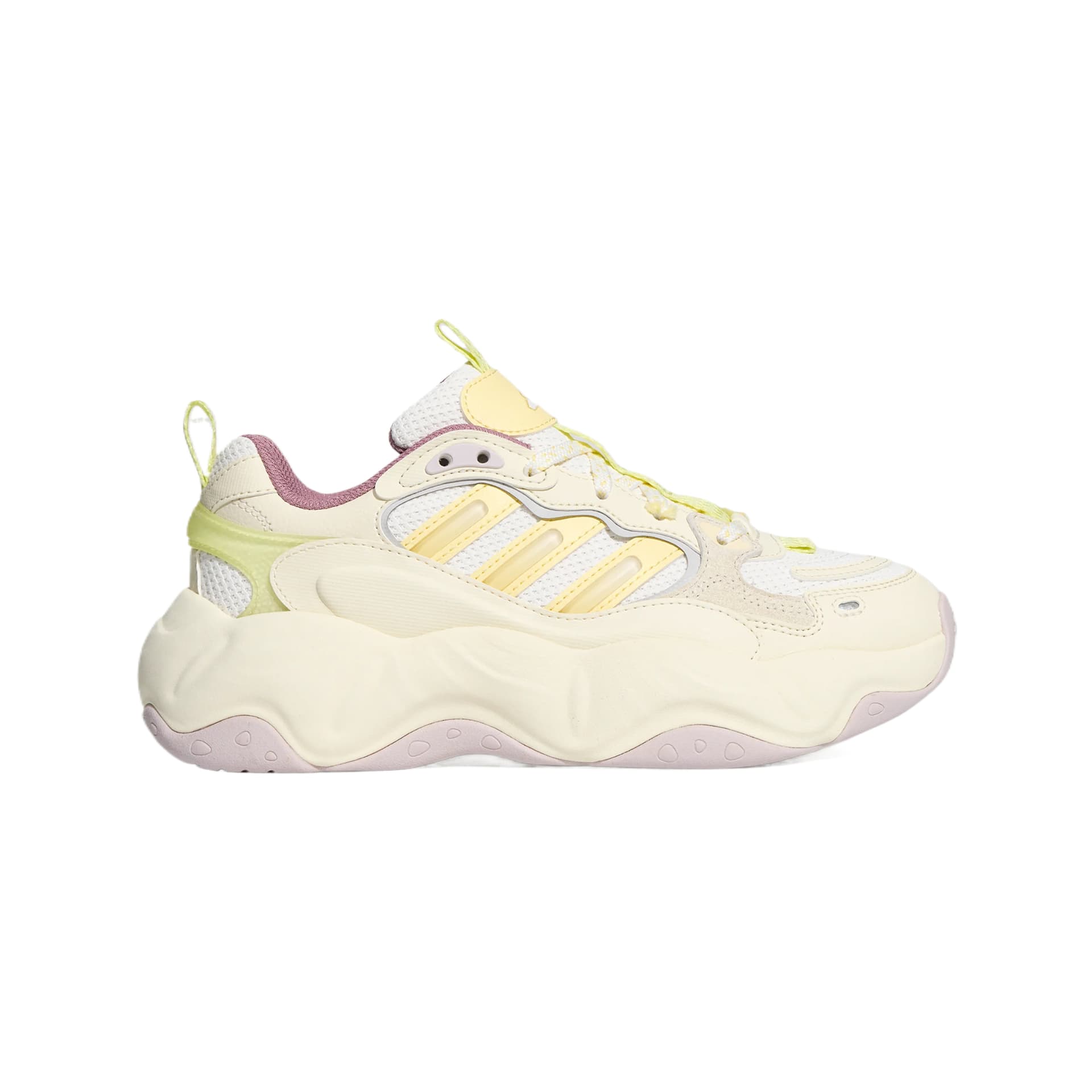 Кроссовки Adidas Vallina массивные кроссовки Low Top Ярко-белый Кремовый Желтый Магический Фиолетовый Розовый Женские - изображение 2