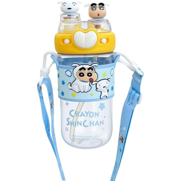 Crayon Shinchan Минималистский Большой Объем Милый Стиль Персонаж Голова Настольная Чашка для Воды с Лямками - изображение 1