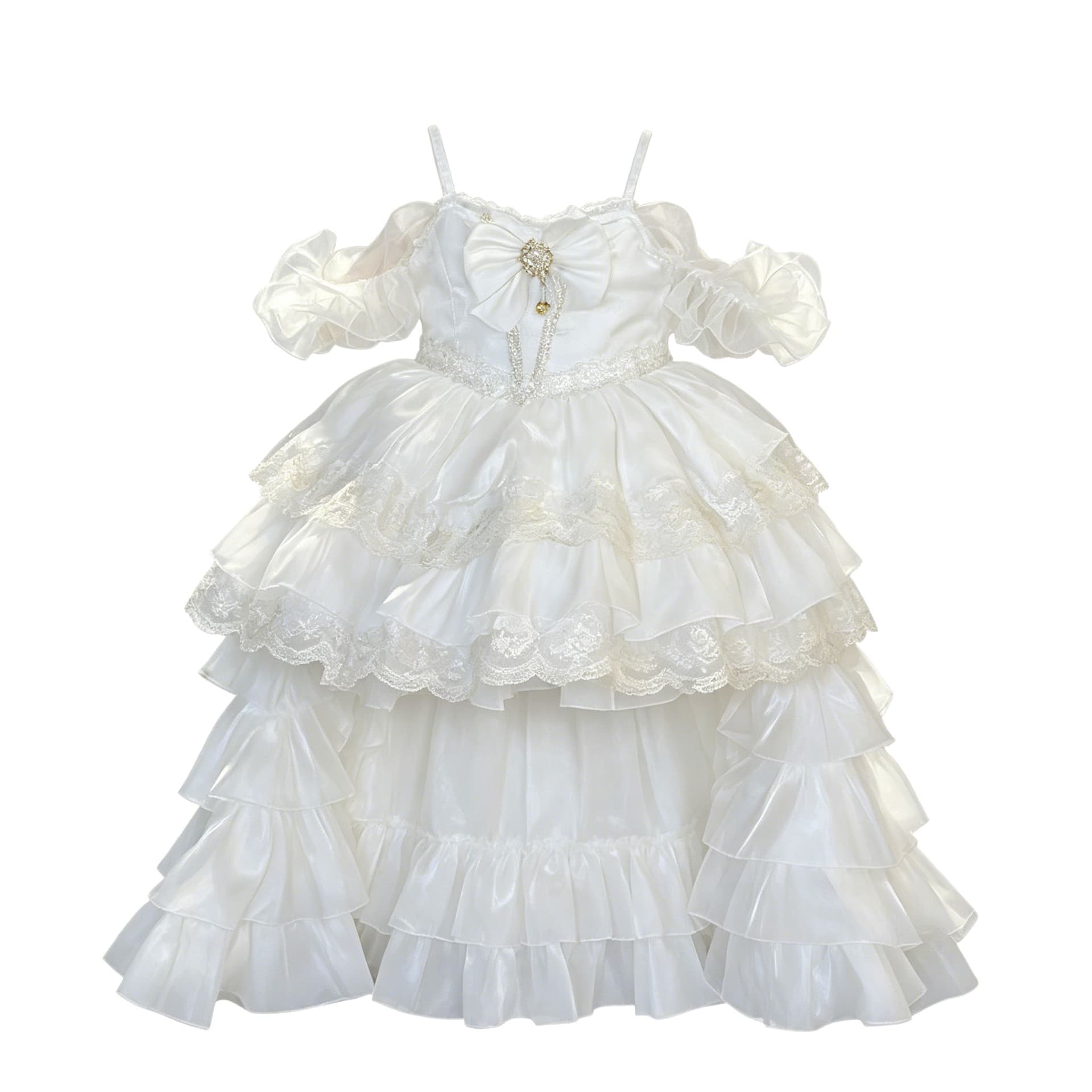 PIERRE CARDIN Платье принцессы экрю Kids Dresses - изображение 1