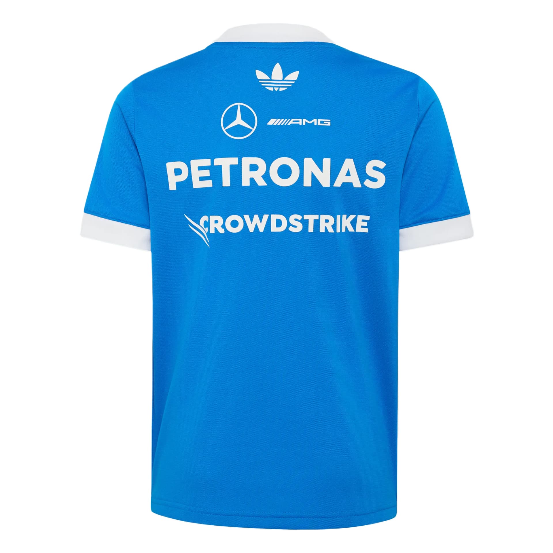 Футболка Adidas Originals Bird Перо Синий Белый Детские Рубашки - изображение 2