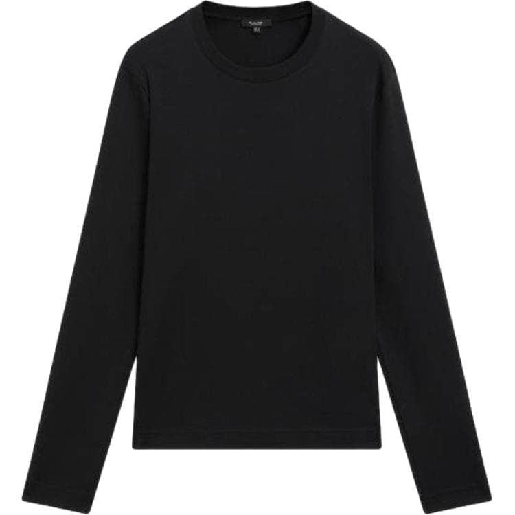 Футболка Massimo Dutti Черные Женские T-рубашки - изображение 1