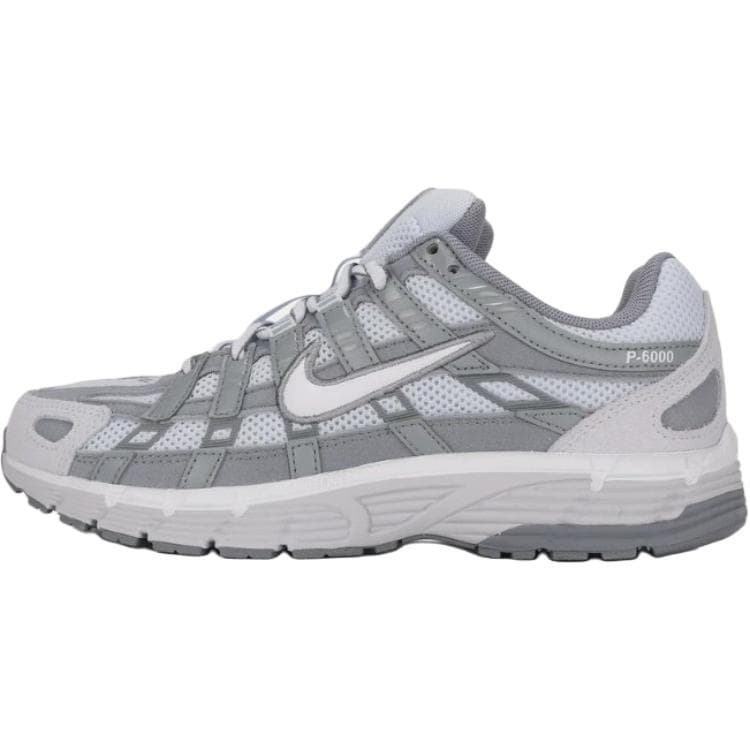 Кроссовки для бега NIKE P 6000 Беговые кроссовки Low Топ Серый Белый Женские - изображение 2