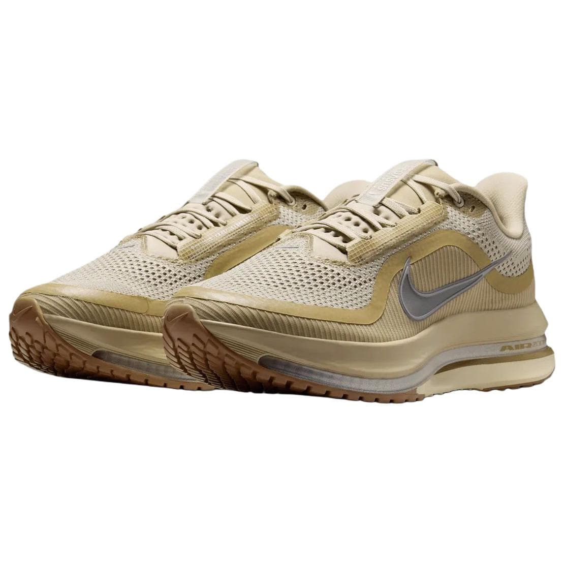 Кроссовки для бега NIKE Pegasus Premium Беговые кроссовки Low Топ Пустынный хаки Светлый хаки Фундук зелёный Металлическое серебро Мужской - изображение 3
