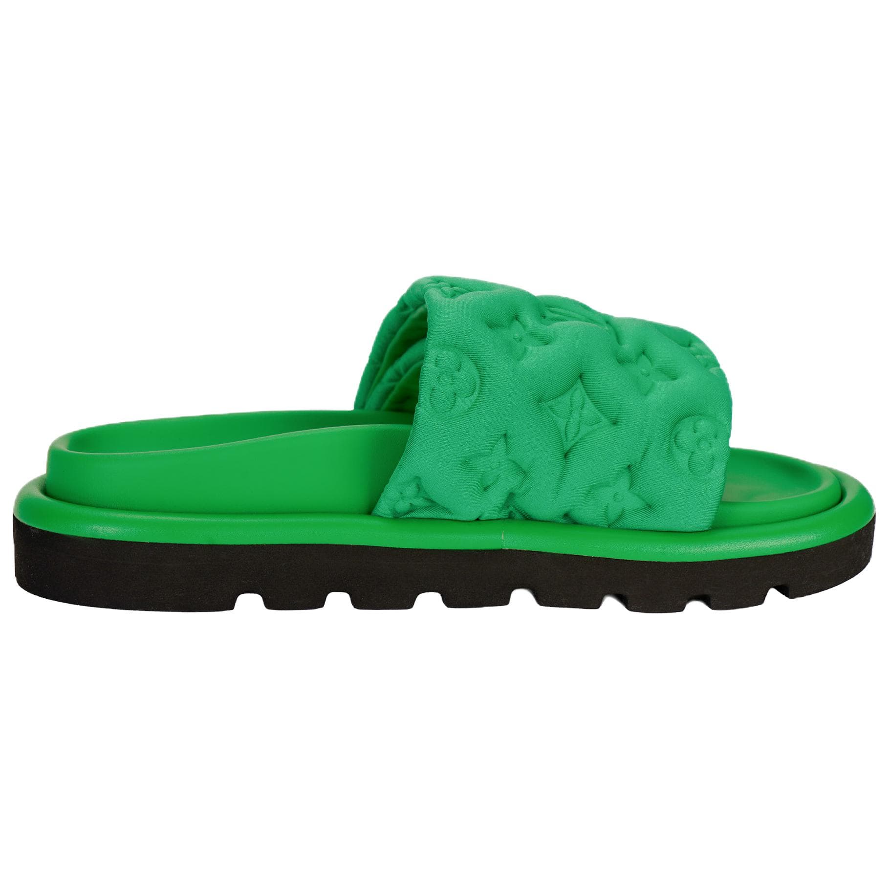 Сандалии LOUIS VUITTON Pool Pillow Comfort Green - изображение 2