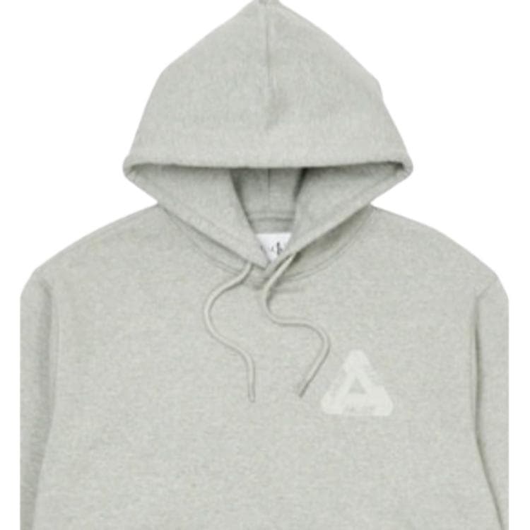 Худи PALACE x Calvin Klein Tri-Ferg Hood Light Grey Marl Logo - изображение 3