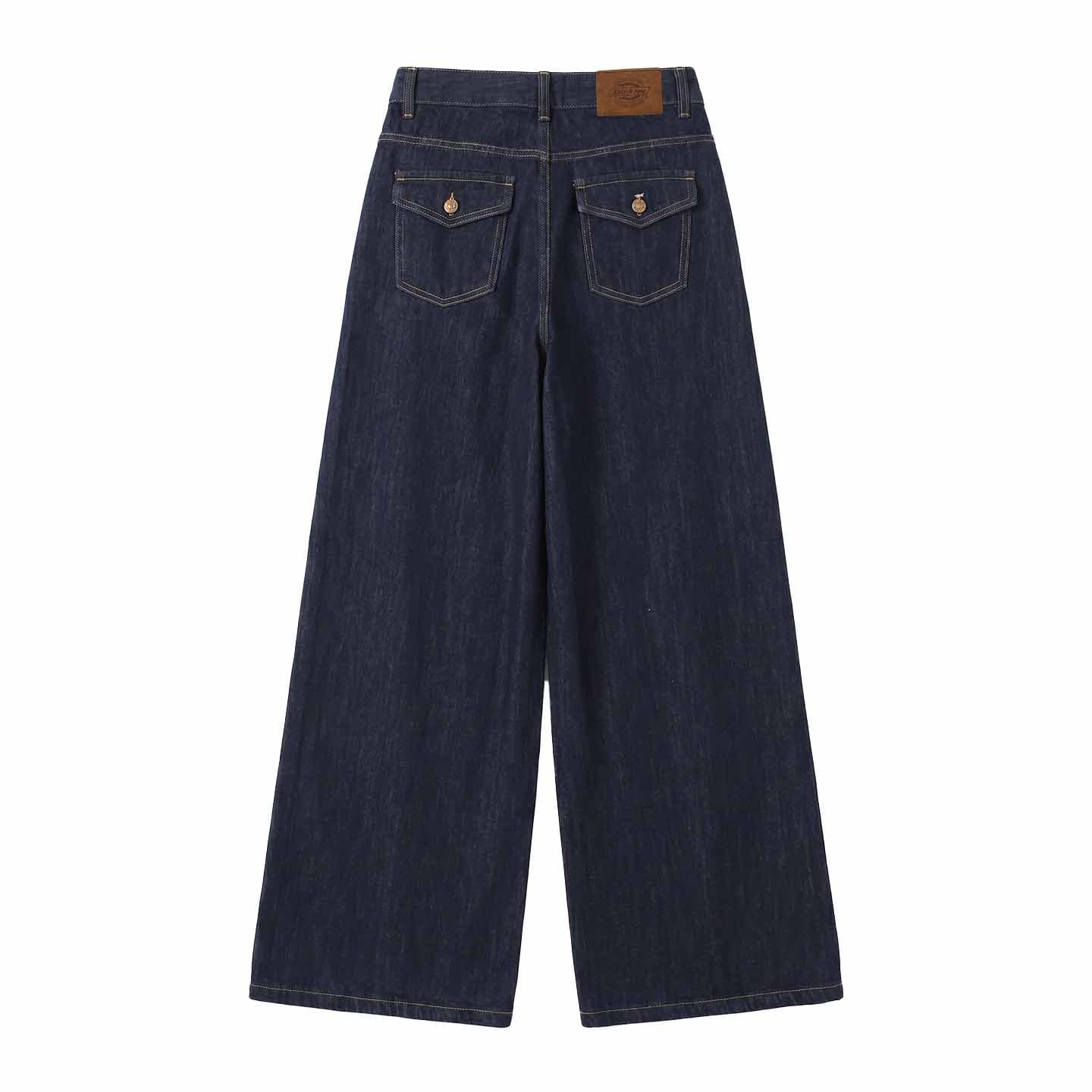 Джинсы Dickies Темно-синие брюки женские джинсы - изображение 2