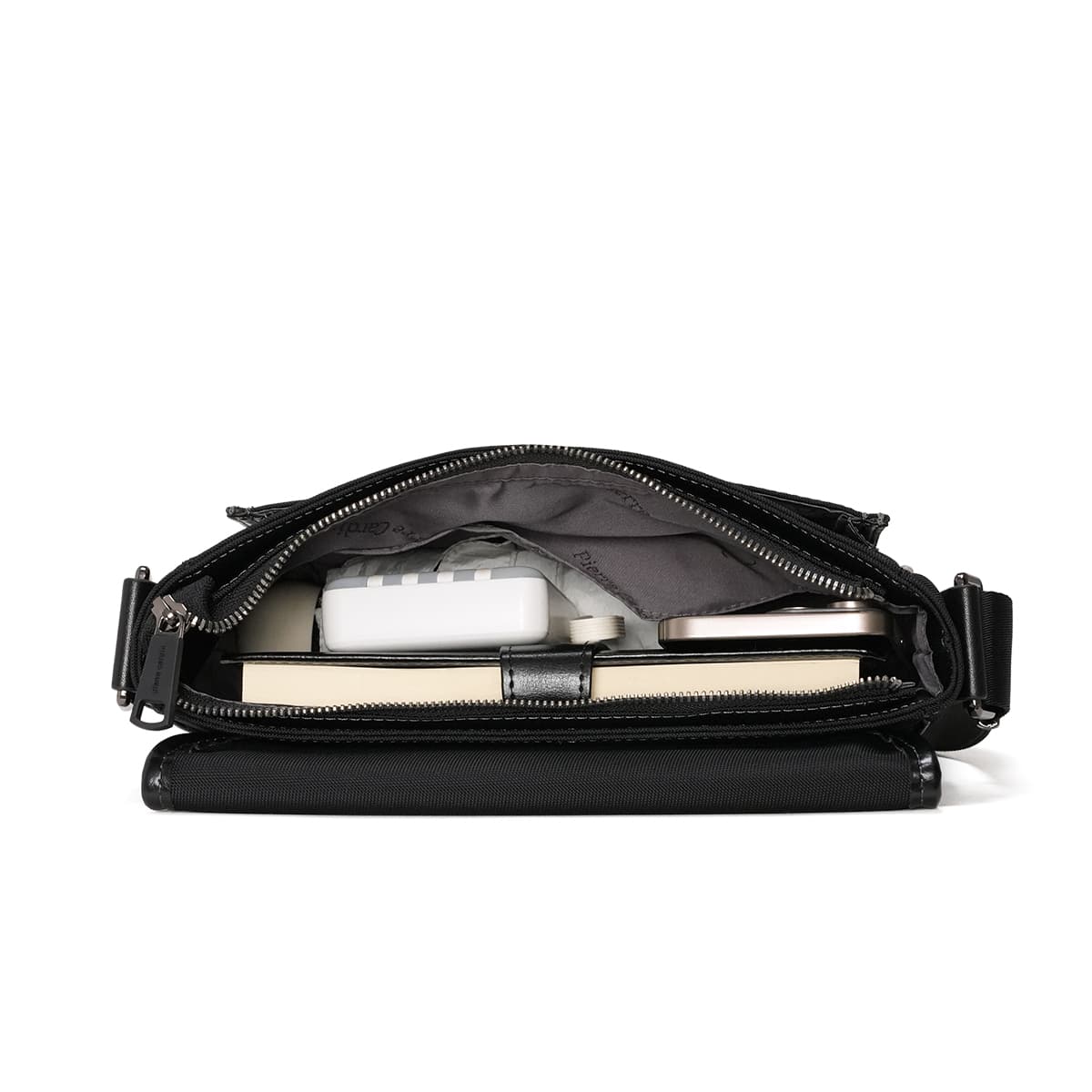 Сумка через плечо PIERRE CARDIN Crossbody сумка Черная Мужская - изображение 5