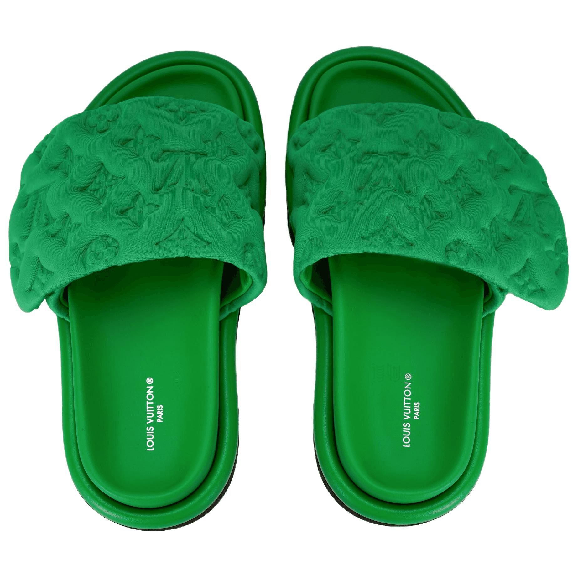 Сандалии LOUIS VUITTON Pool Pillow Comfort Green - изображение 3