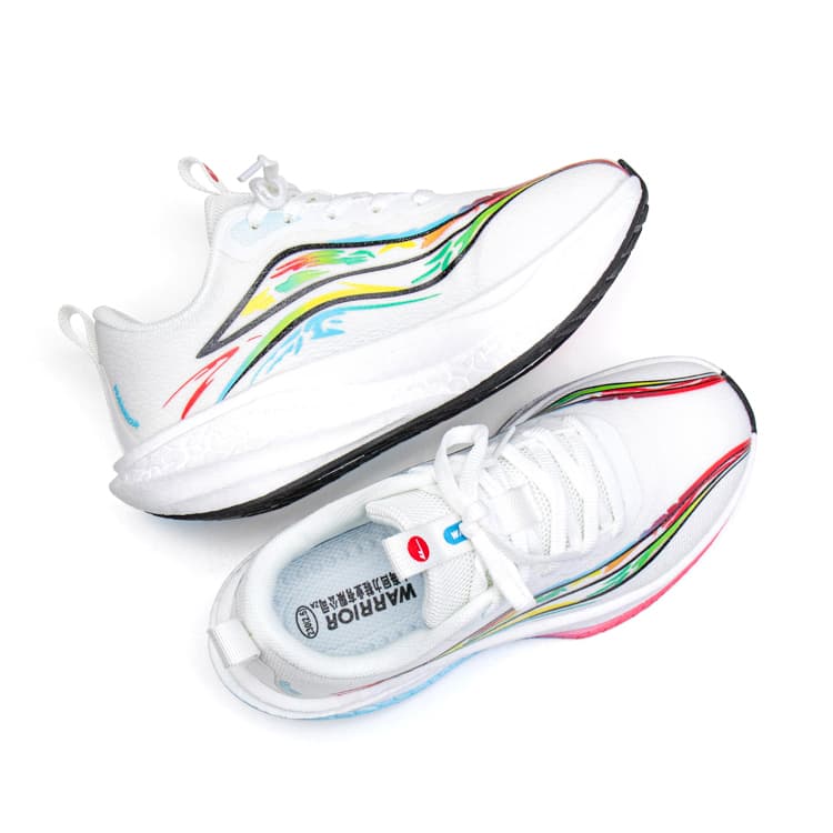 Кроссовки для бега Кроссовки Warrior Low Top Белые Многоцветные Женские - изображение 2