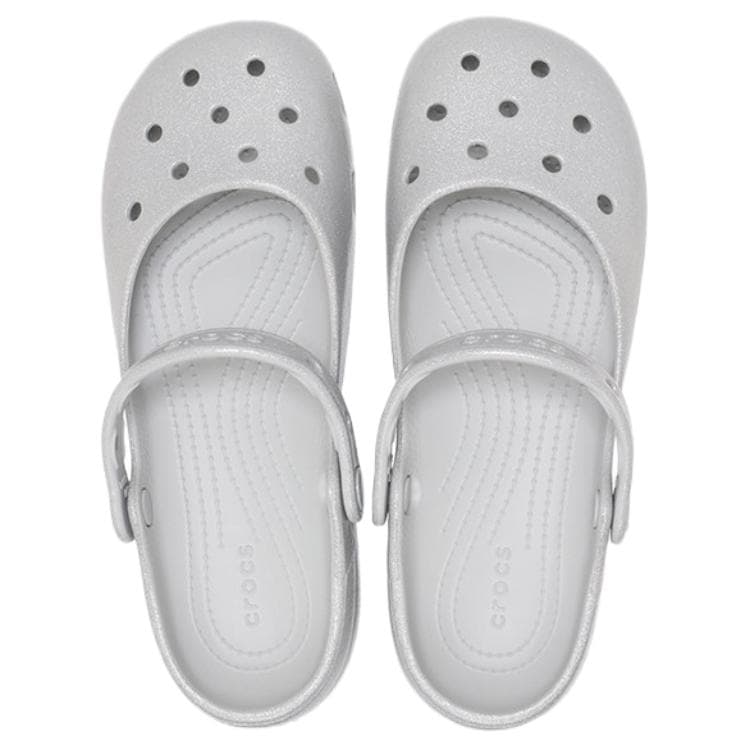 Сабо CROCS Classic Ballet ЭВА Сабо резиновые Women's Silver - изображение 4
