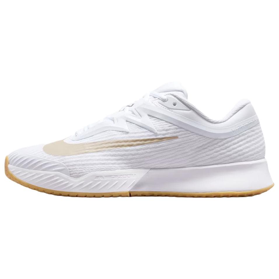 Кроссовки для тенниса Nike Vapor Pro 3 Теннисные кроссовки Низкий топ Белый PEAK Белый Льняная ткань Светло-коричневый Мужской - изображение 1