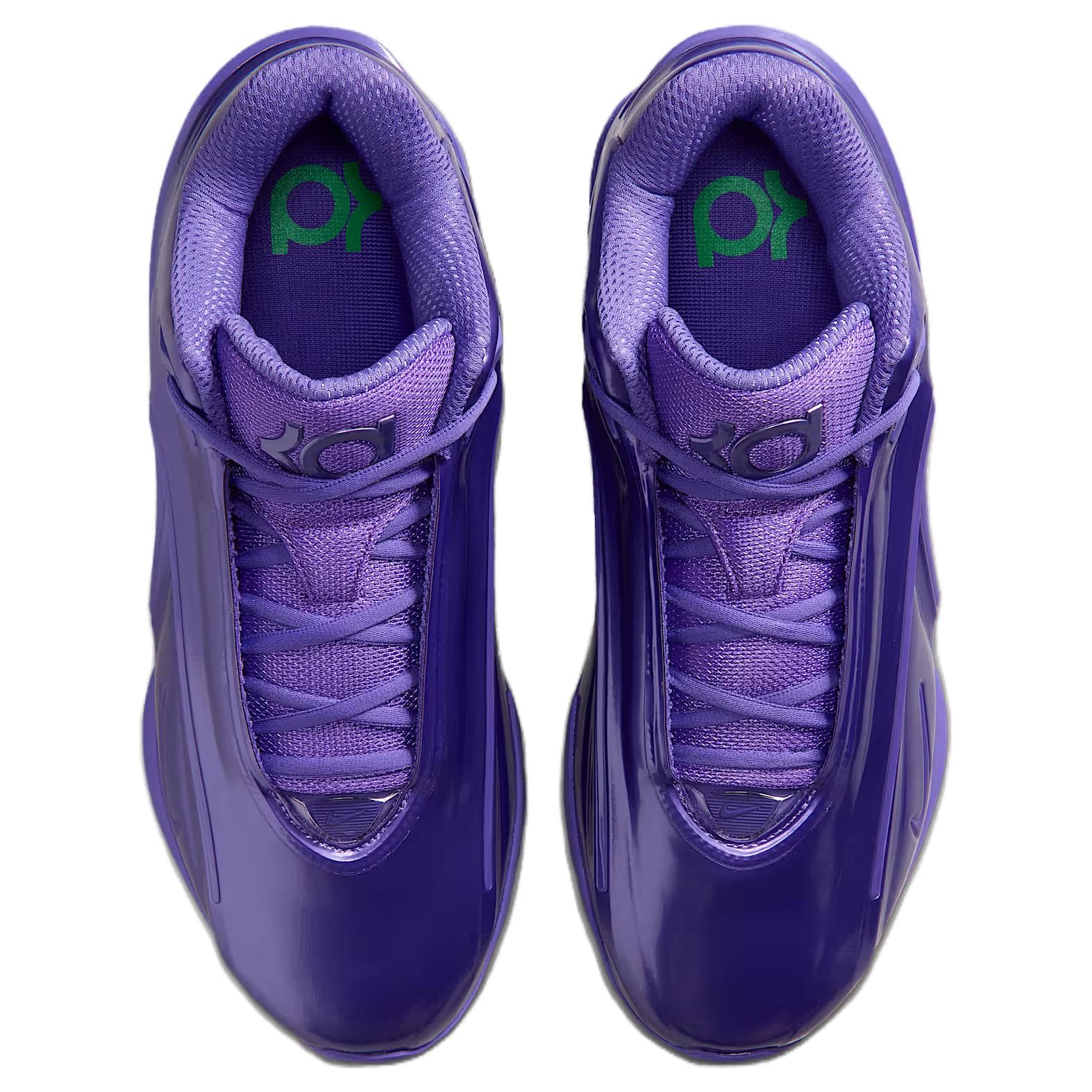 Кроссовки для баскетбола NIKE KD 19 Баскетбольные кроссовки Low Топ Фиолетовый Мужской - изображение 4