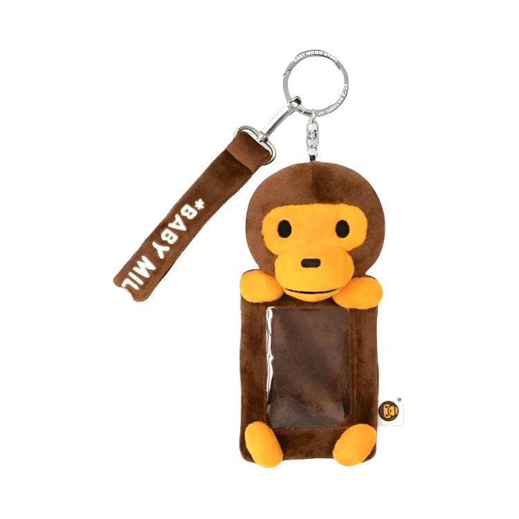 Картхолдер A BATHING APE Мультяшный держатель для карт унисекс коричневый - изображение 1