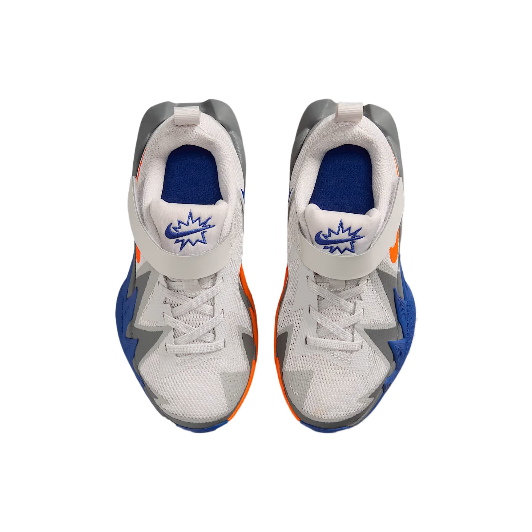 Кроссовки для баскетбола Nike S.T.Dynamite Детские баскетбольные кроссовки Low Топ Best Серый Светлый Дымчатый Серый Дымчатый Серый Безопасность Оранжевый Kids - изображение 3