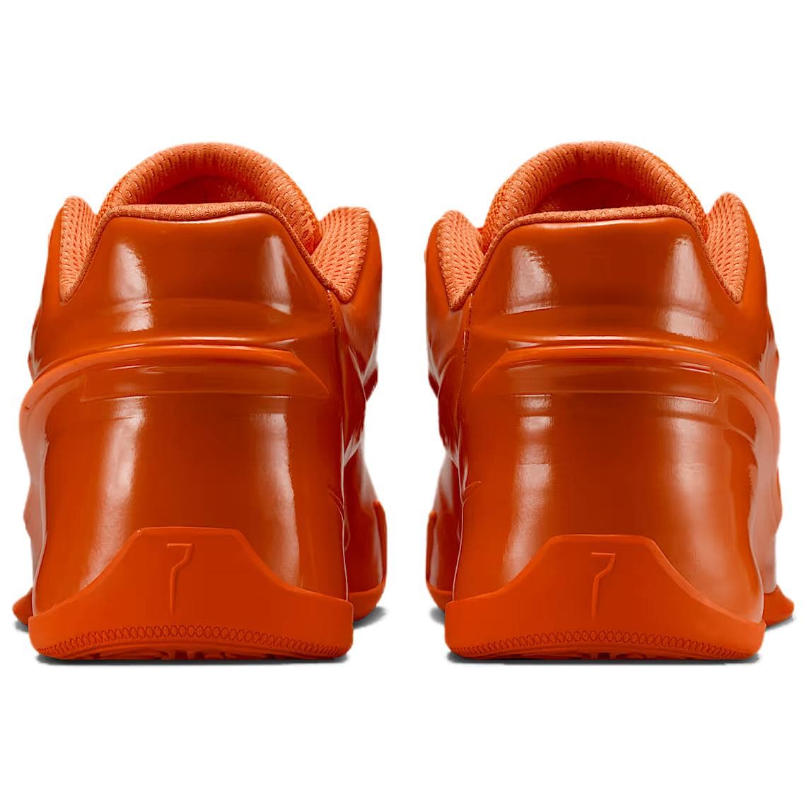 Кроссовки для баскетбола NIKE KD 19 Баскетбольные кроссовки Low Топ Ярко-оранжевый Стадионный зеленый Университетский Золото Мужской - изображение 5