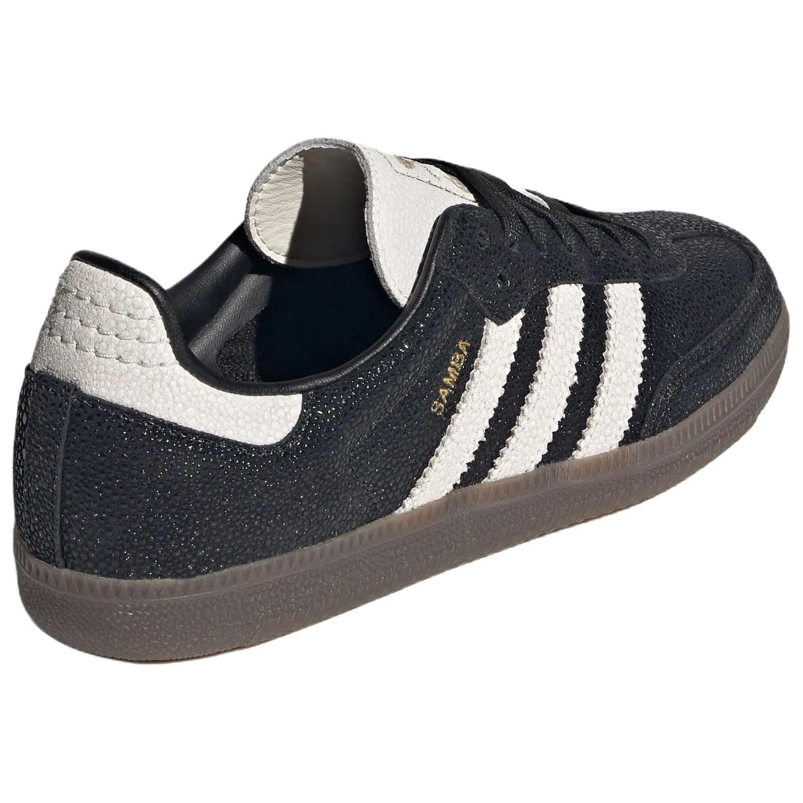 Кроссовки Adidas Originals Samba OG Кеды немецкой армии (GAT) Черный Белый Смола Желтый Женские - изображение 4